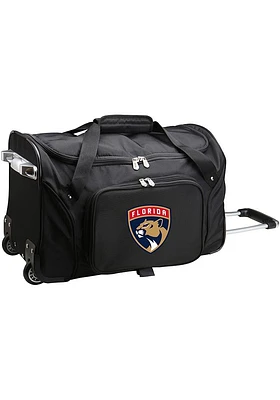 Florida Panthers Black Rolling Duffel Luggage