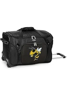 GA Tech Yellow Jackets Black Rolling Duffel Luggage