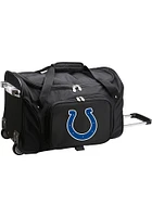 Indianapolis Colts Black Rolling Duffel Luggage