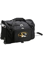 Missouri Tigers Black 22 Rolling Duffel Luggage