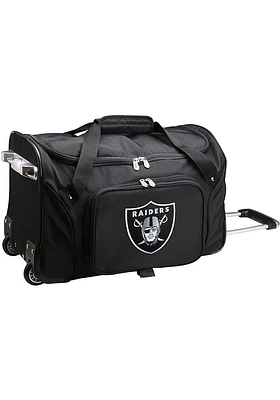 Las Vegas Raiders Black Rolling Duffel Luggage