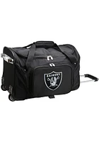 Las Vegas Raiders Black Rolling Duffel Luggage