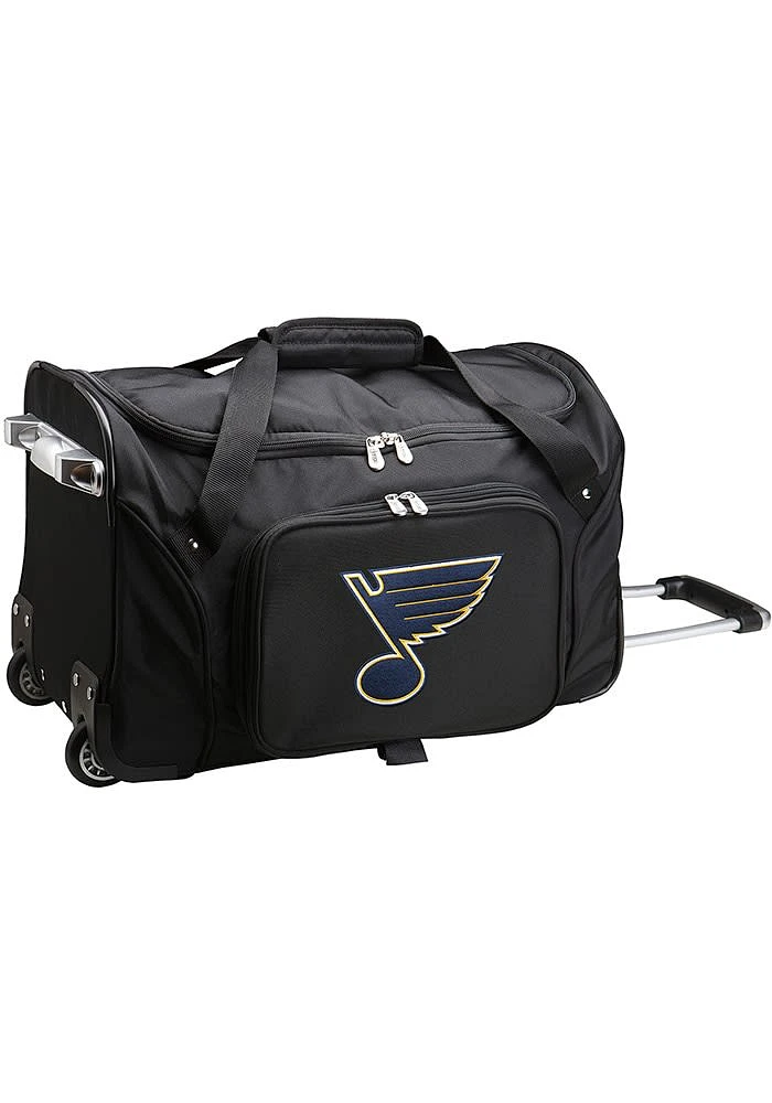 St Louis Blues Black 22 Rolling Duffel Luggage