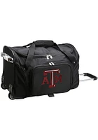 Texas A&M Aggies Black Rolling Duffel Luggage