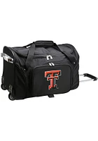 Texas Tech Red Raiders Black Rolling Duffel Luggage