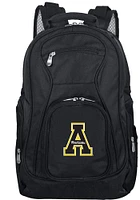 Appalachian State Mountaineers Black 19 Laptop Backpack
