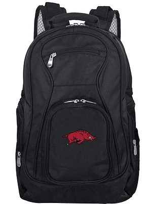 Arkansas Razorbacks Black 19 Laptop Backpack