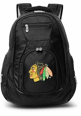 Chicago Blackhawks Black 19 Laptop Backpack