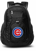 Chicago Cubs Black 19 Laptop Backpack