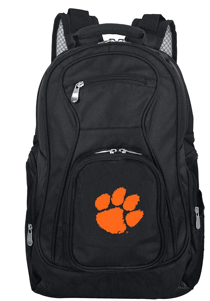 Clemson Tigers Black 19 Laptop Backpack