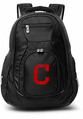 Cleveland Guardians Black 19 Laptop Backpack