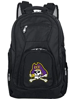 East Carolina Pirates Black 19 Laptop Backpack