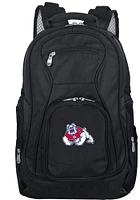 Fresno State Bulldogs Black 19 Laptop Backpack