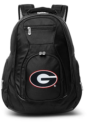 Georgia Bulldogs Black 19 Laptop Backpack