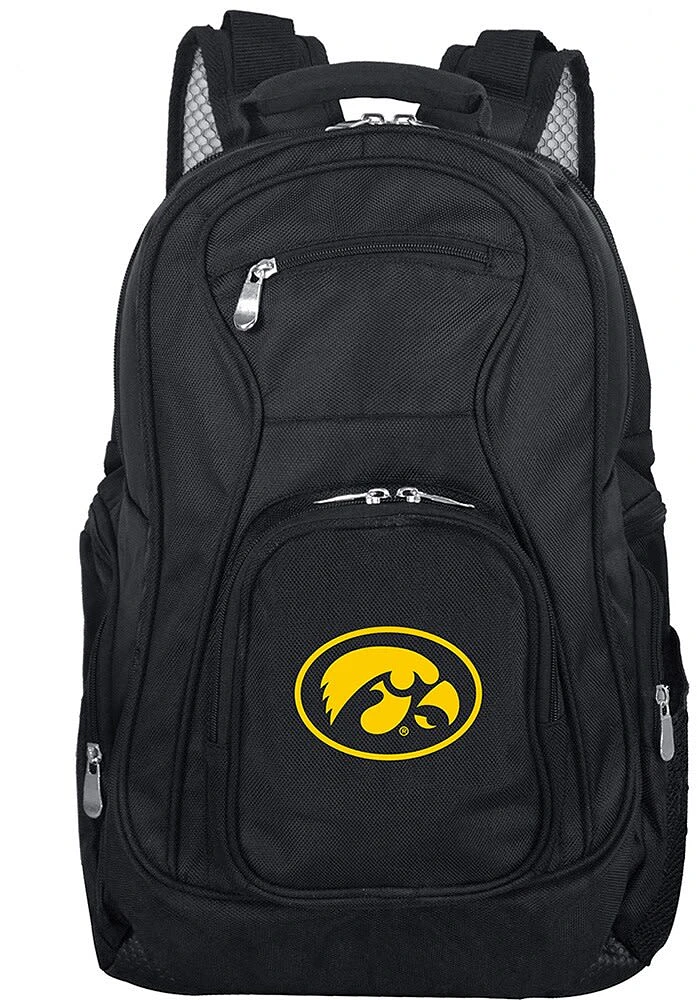 Iowa Hawkeyes Black 19 Laptop Backpack