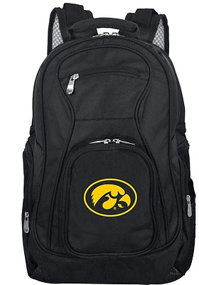 Iowa Hawkeyes Black 19 Laptop Backpack