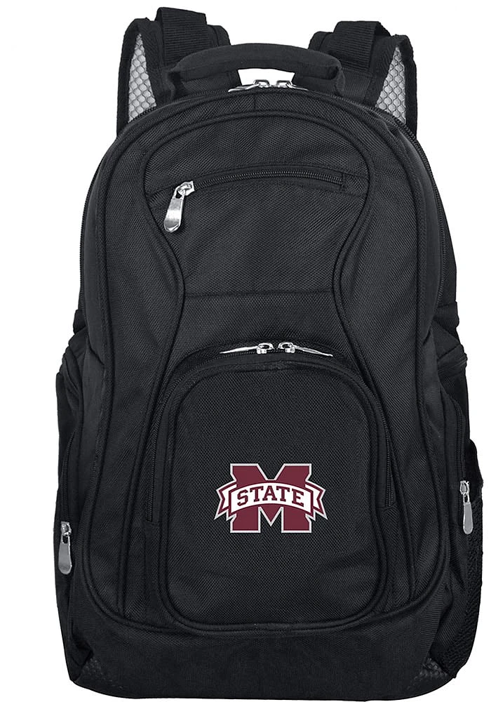Mississippi State Bulldogs Black 19 Laptop Backpack