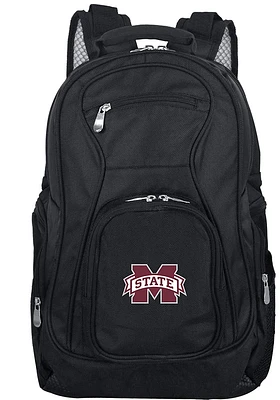 Mississippi State Bulldogs Black 19 Laptop Backpack