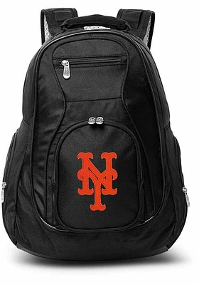 New York Mets Black 19 Laptop Backpack