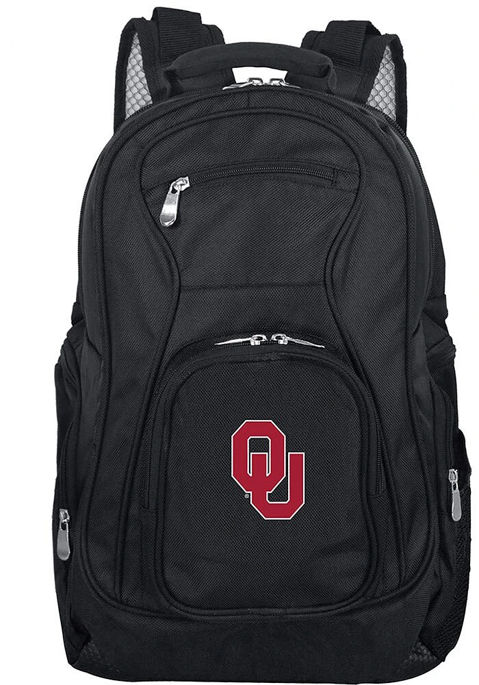 Oklahoma Sooners Black 19 Laptop Backpack