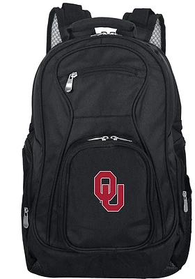 Oklahoma Sooners Black 19 Laptop Backpack