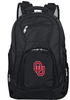Oklahoma Sooners Black 19 Laptop Backpack