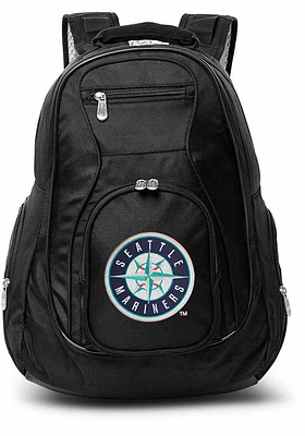 Seattle Mariners Black 19 Laptop Backpack