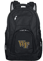 Wake Forest Demon Deacons Black 19 Laptop Backpack