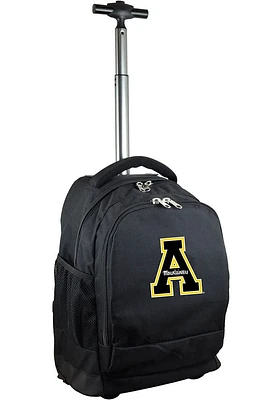 Appalachian State Mountaineers Black Wheeled Premium Backpack