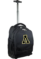 Appalachian State Mountaineers Black Wheeled Premium Backpack