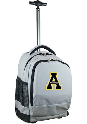 Appalachian State Mountaineers Grey Wheeled Premium Backpack