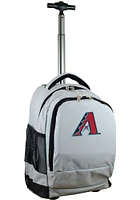 Arizona Diamondbacks Grey Wheeled Premium Backpack
