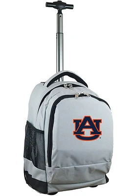 Auburn Tigers Grey Wheeled Premium Backpack