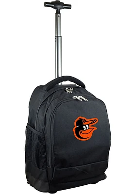 Baltimore Orioles Black Wheeled Premium Backpack