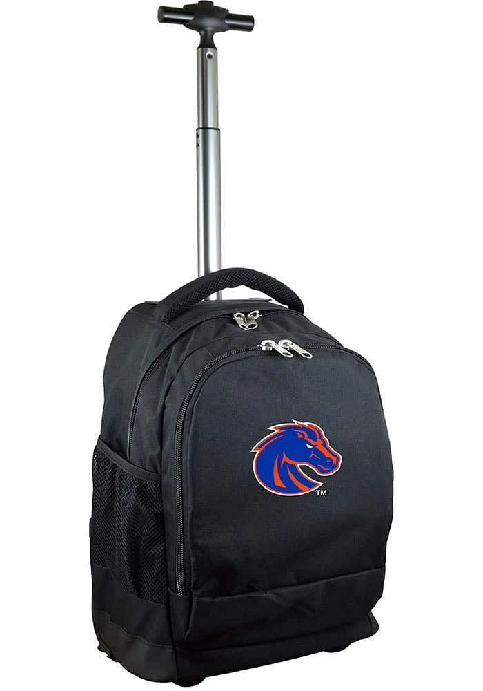 Boise State Broncos Black Wheeled Premium Backpack