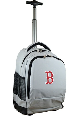 Boston Red Sox Grey Wheeled Premium Backpack