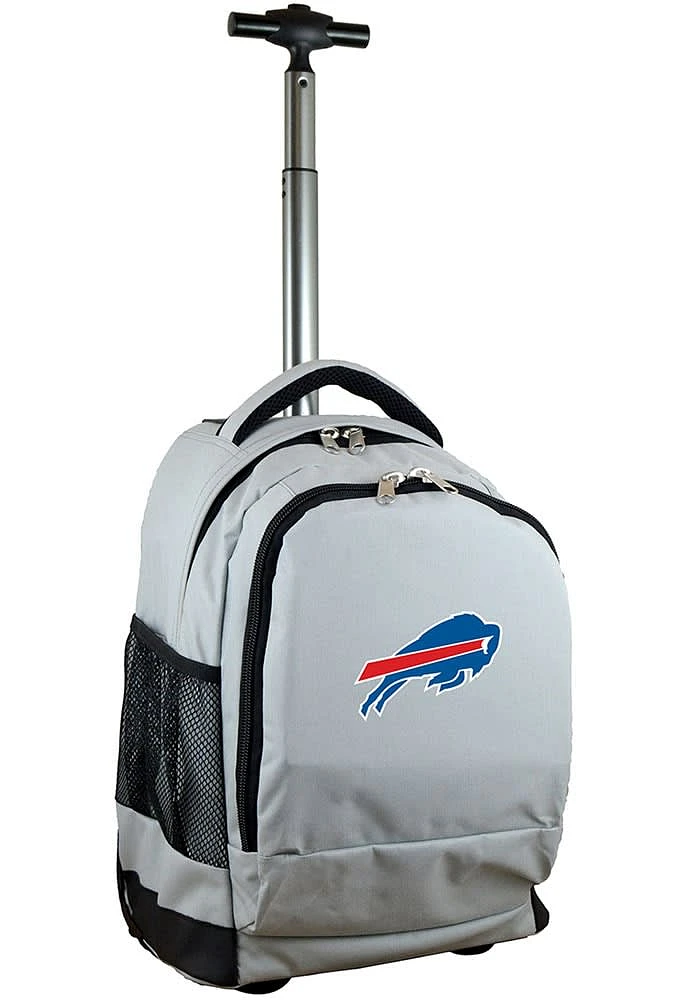 Buffalo Bills Grey Wheeled Premium Backpack