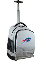 Buffalo Bills Grey Wheeled Premium Backpack