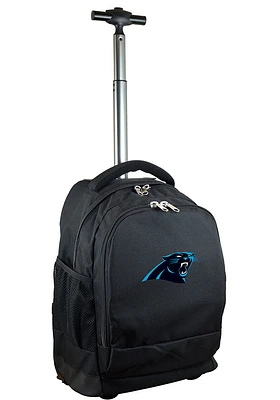 Carolina Panthers Black Wheeled Premium Backpack