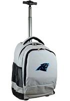 Carolina Panthers Grey Wheeled Premium Backpack