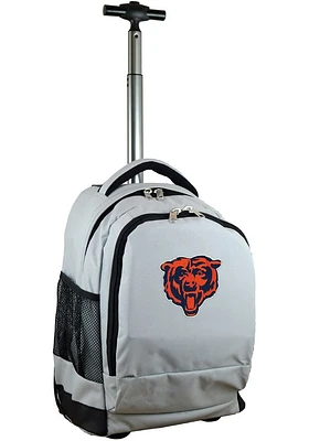 Chicago Bears Grey Wheeled Premium Backpack