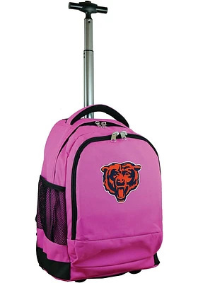 Chicago Bears Pink Wheeled Premium Backpack