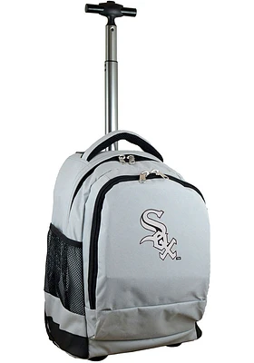 Chicago White Sox Grey Wheeled Premium Backpack
