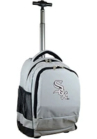 Chicago White Sox Grey Wheeled Premium Backpack