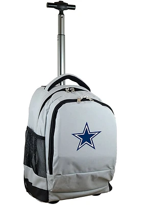 Dallas Cowboys Grey Wheeled Premium Backpack
