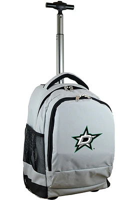 Dallas Stars Grey Wheeled Premium Backpack