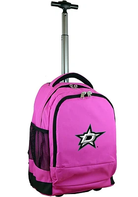 Dallas Stars Pink Wheeled Premium Backpack
