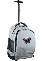 DePaul Blue Demons Grey Wheeled Premium Backpack