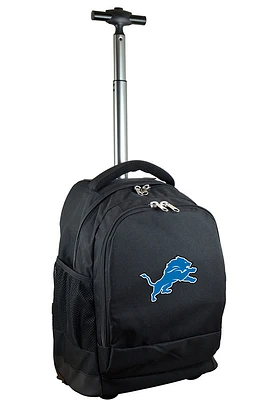 Detroit Lions Black Wheeled Premium Backpack