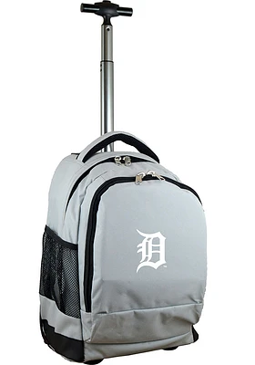 Detroit Tigers Grey Wheeled Premium Backpack
